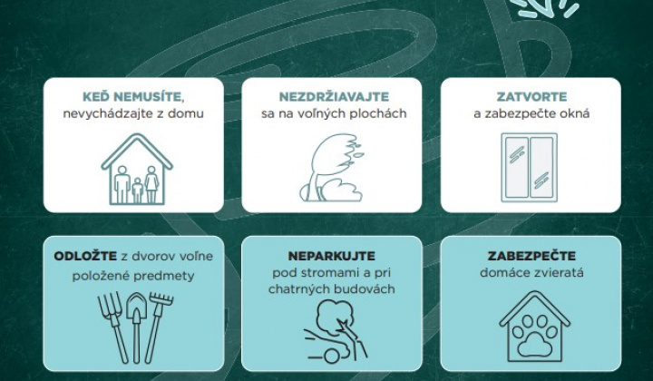 Aktuality / Informačné plagáty pre občanov s inštrukciami ako postupovať pri konkrétnych mimoriadnych udalostiach  - foto